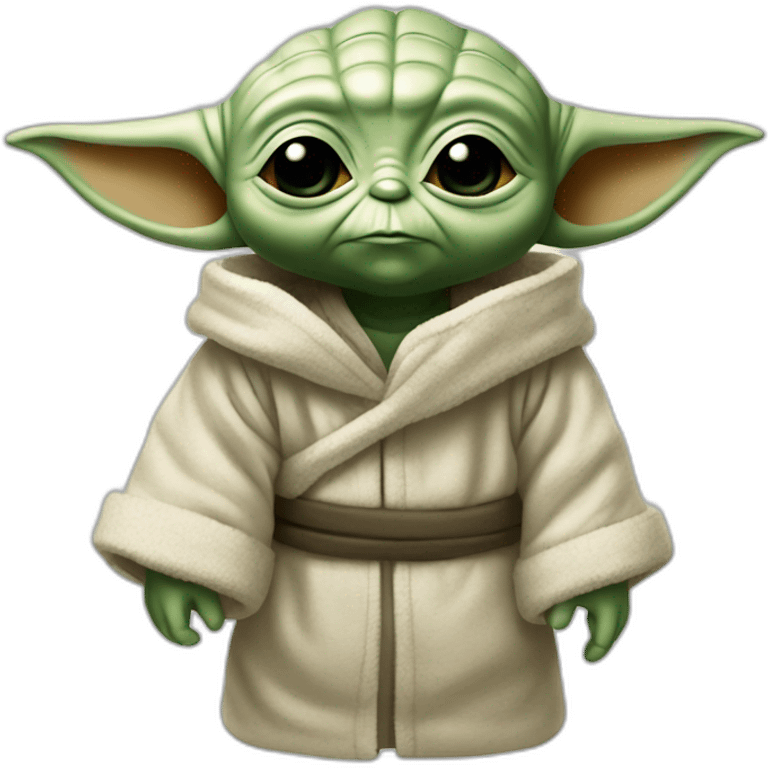 Bébé yoda avec du adidas emoji