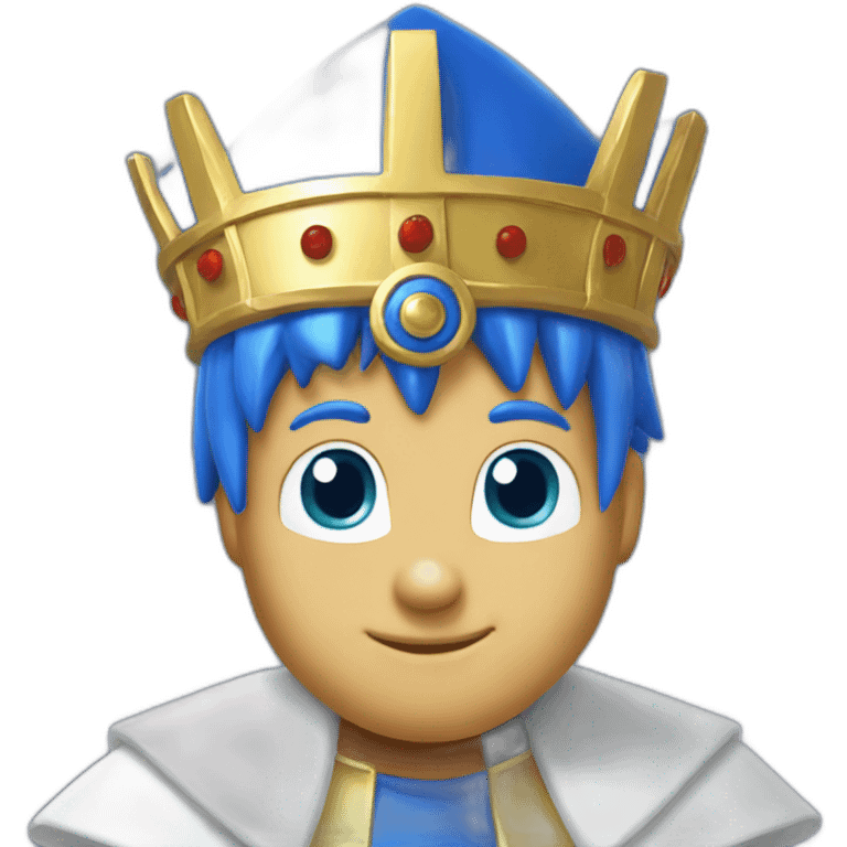 Sonic the hedgehog blue pope emoji