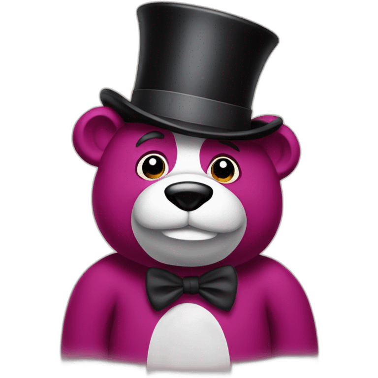 Lotso with a top hat emoji