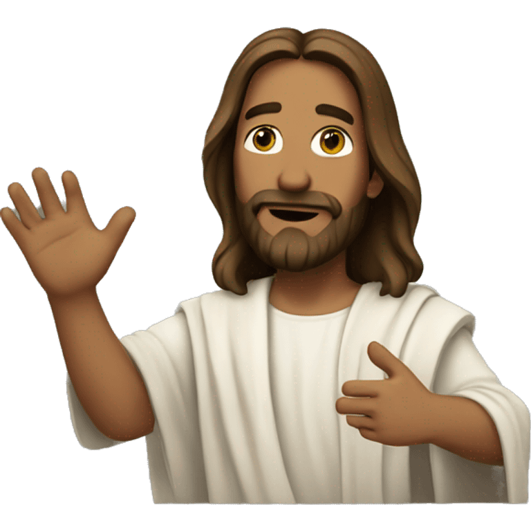 Jesus saves you emoji