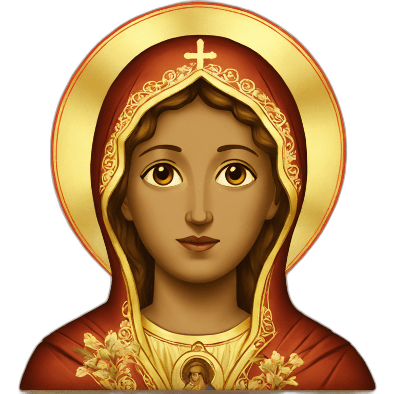 Orthodox Icon Theotokos emoji