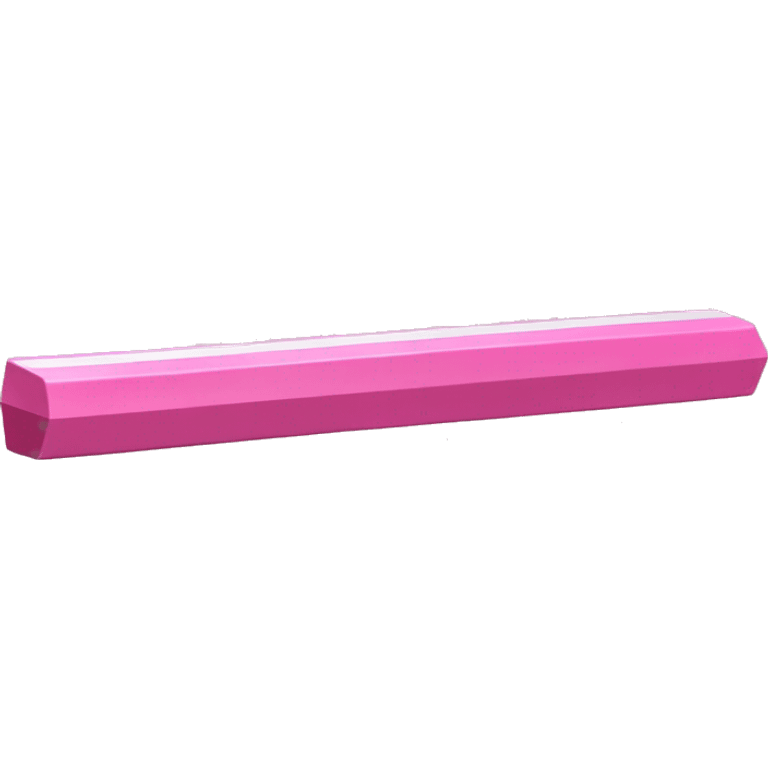 Pink balance beam object metal x 1  emoji