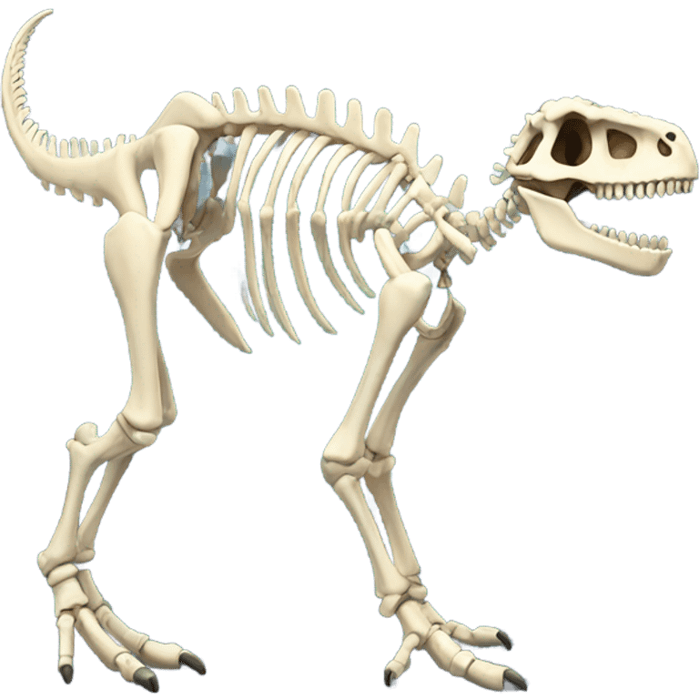 Dinosaur skeleton emoji