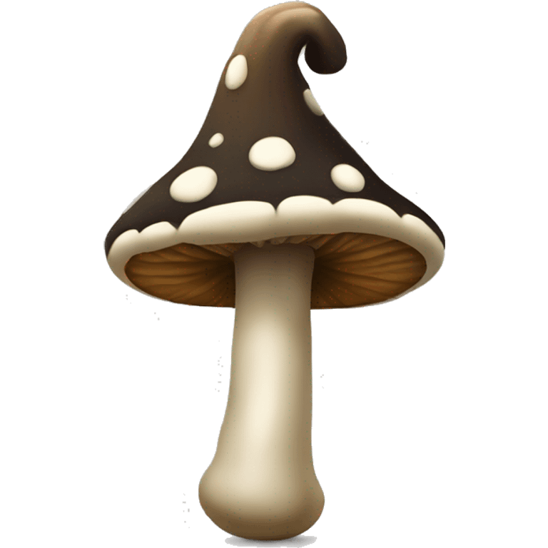 Murshroom with wolf shadow emoji