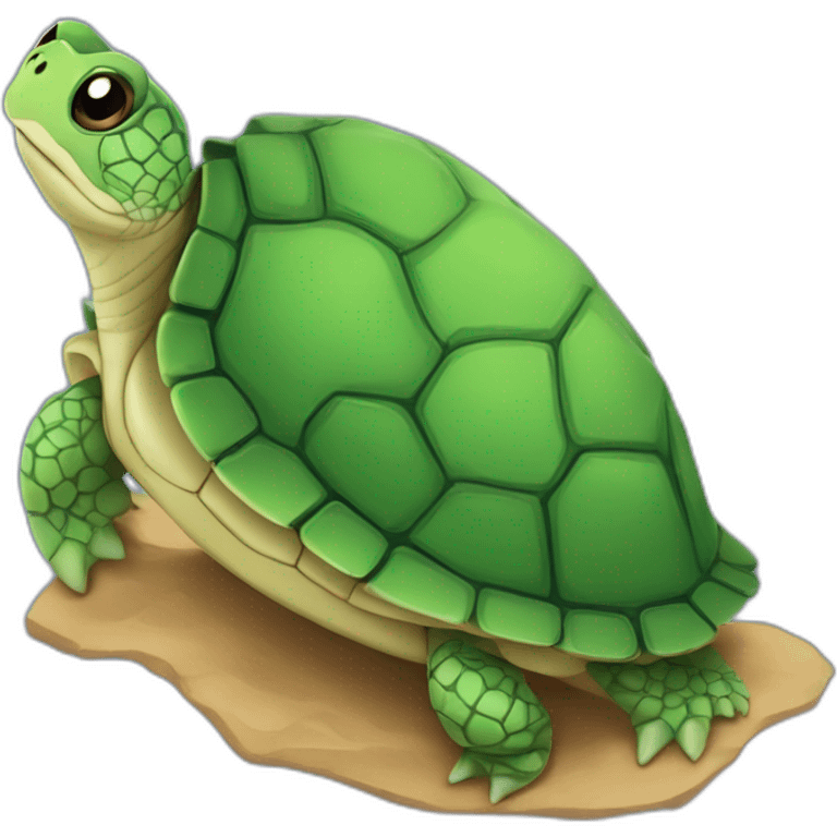 Tortue géniale emoji