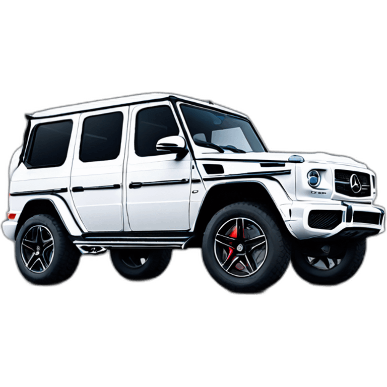 Mercedes g63 facelift low angle view emoji