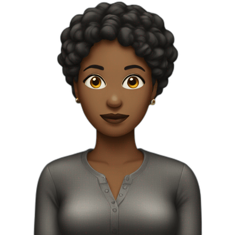 black woman emoji