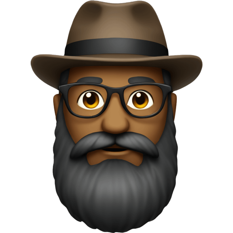 cool big beard emoji