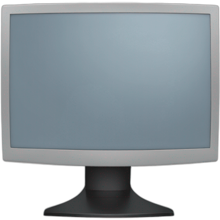 Curved monitor emoji