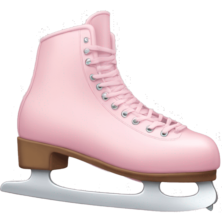 pastel pink ice skates emoji