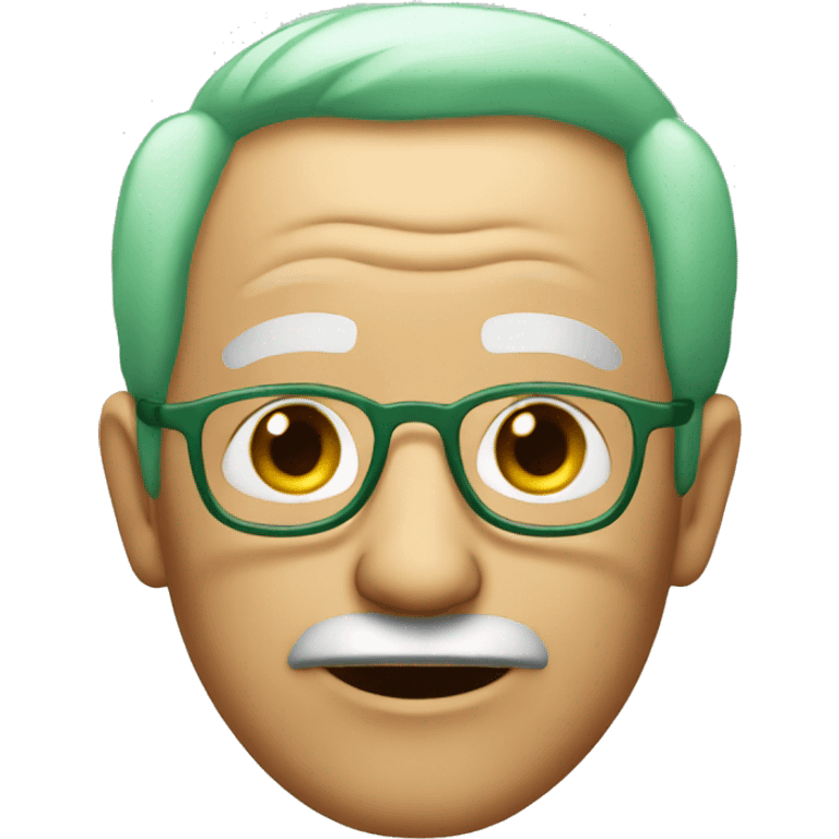 old man with green hair emoji