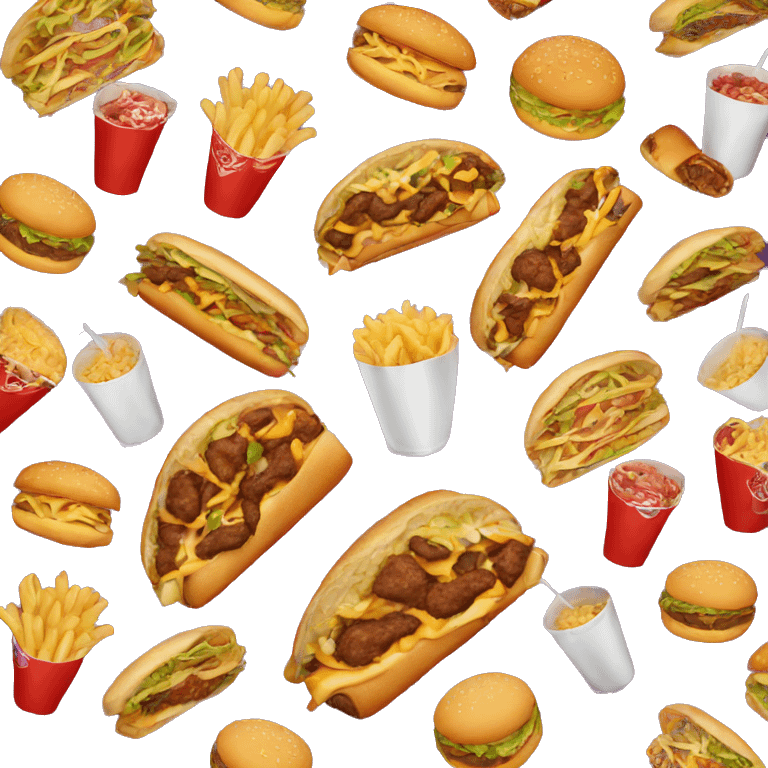 Fast food emoji