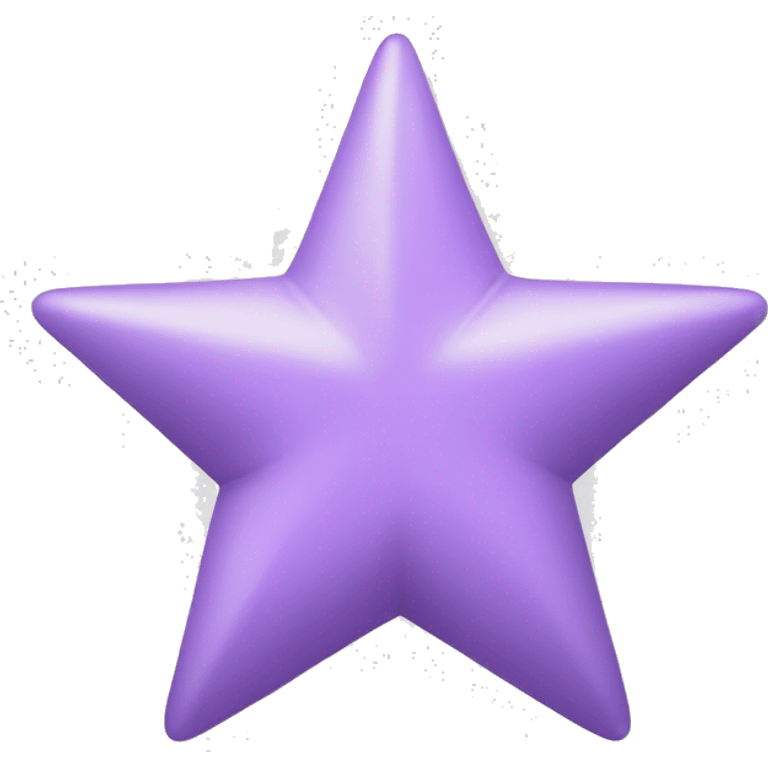 Pastel purple star emoji