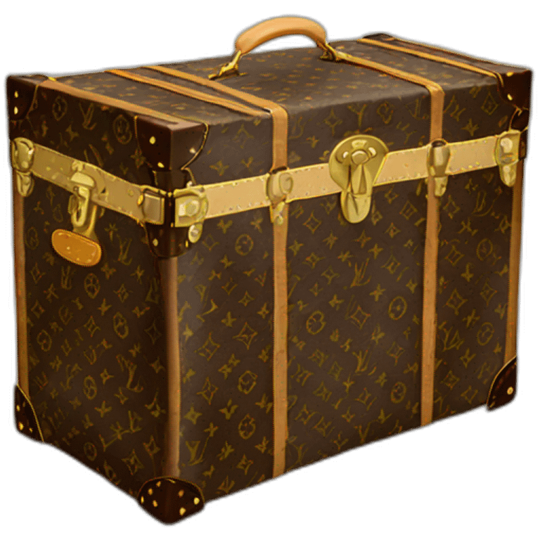 louis vuitton trunk full of money emoji