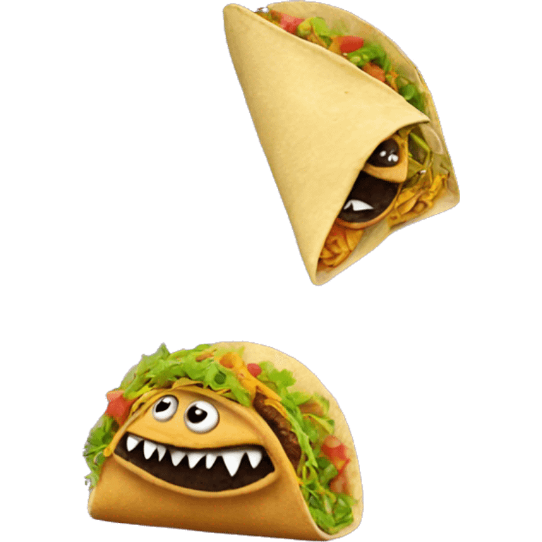 Taco Bell monster emoji