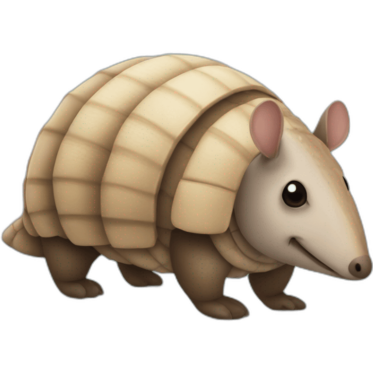 Cute Armadillo with a question mark over its head emoji