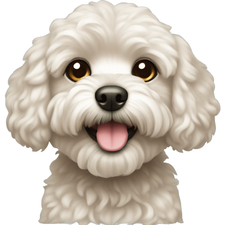 Dog maltipoo emoji