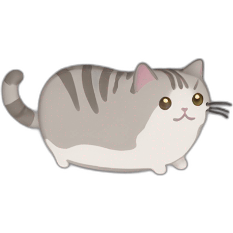 Pusheen cat portant des air forces emoji