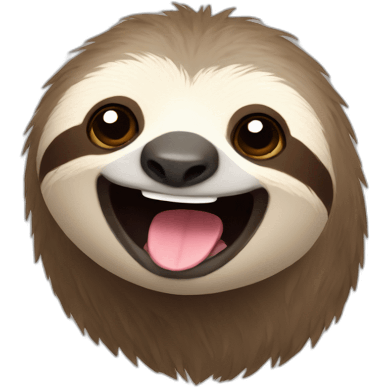 happy sloth emoji