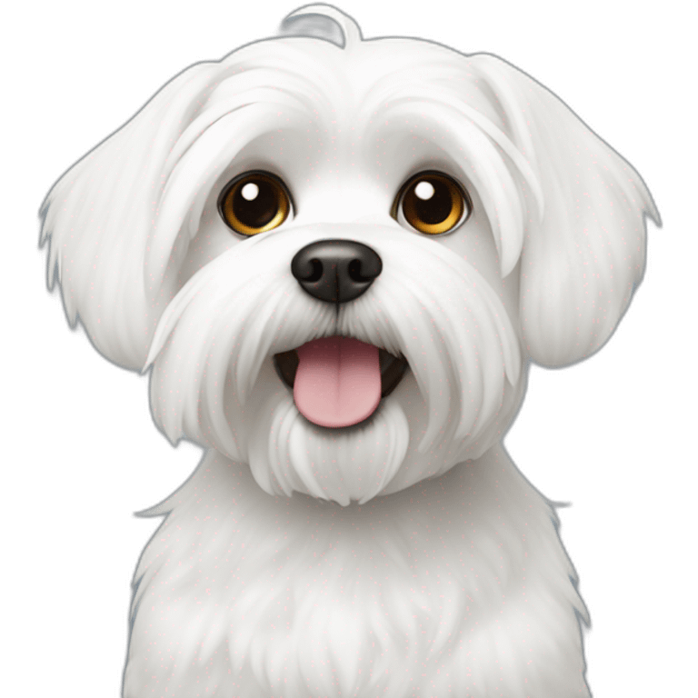 white maltese emoji