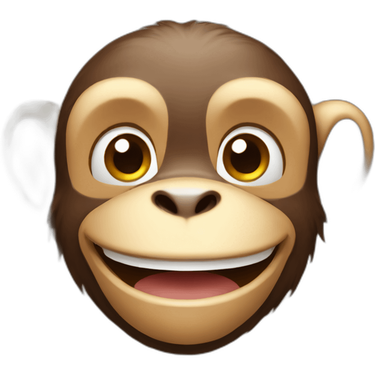 happy monkey emoji