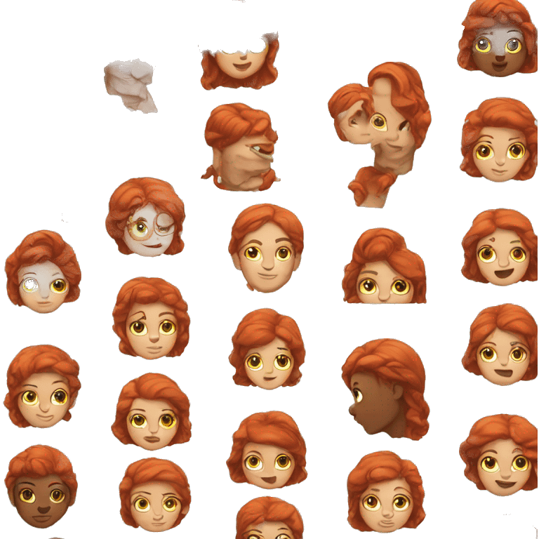 red head princess  emoji