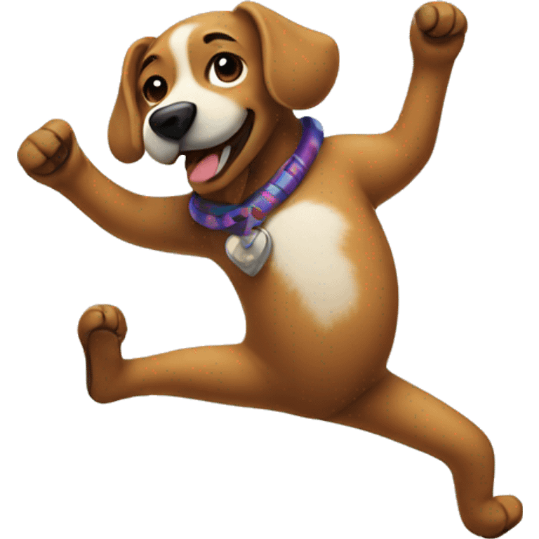 dancing dog emoji