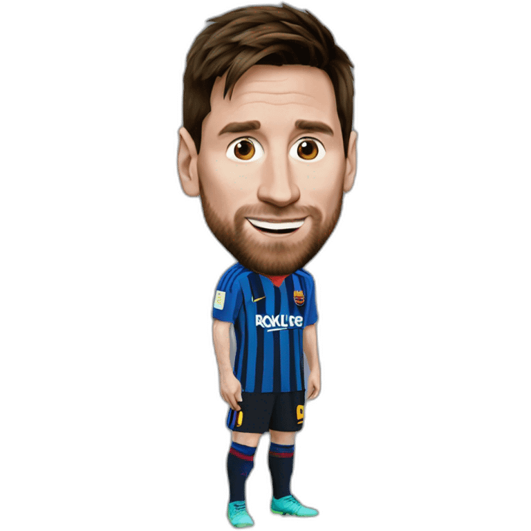 Messi qui fait caca emoji