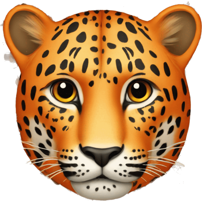 orange leopard  emoji