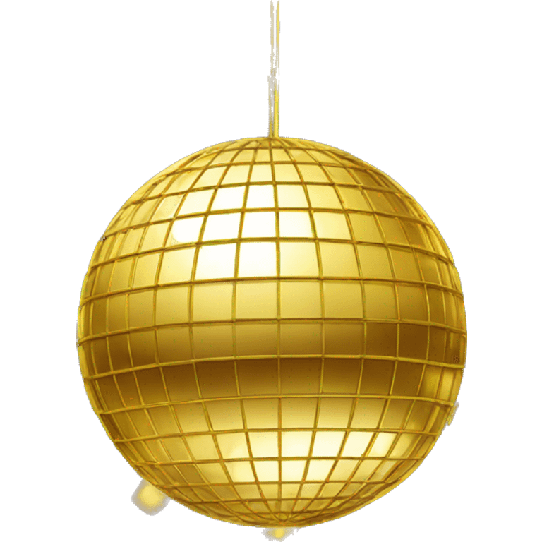 gold disco ball  emoji