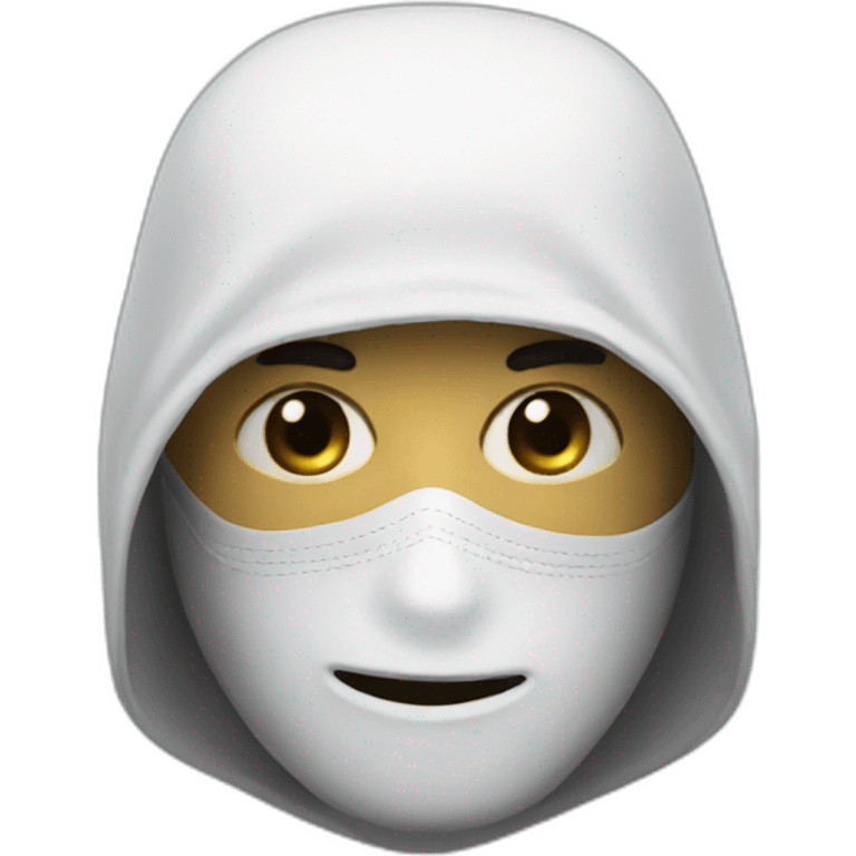 Masked man emoji