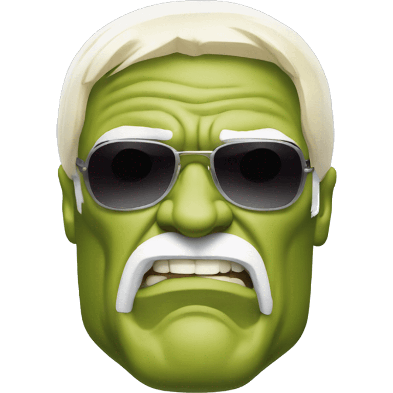 Hulk hogan with sunglasses on emoji