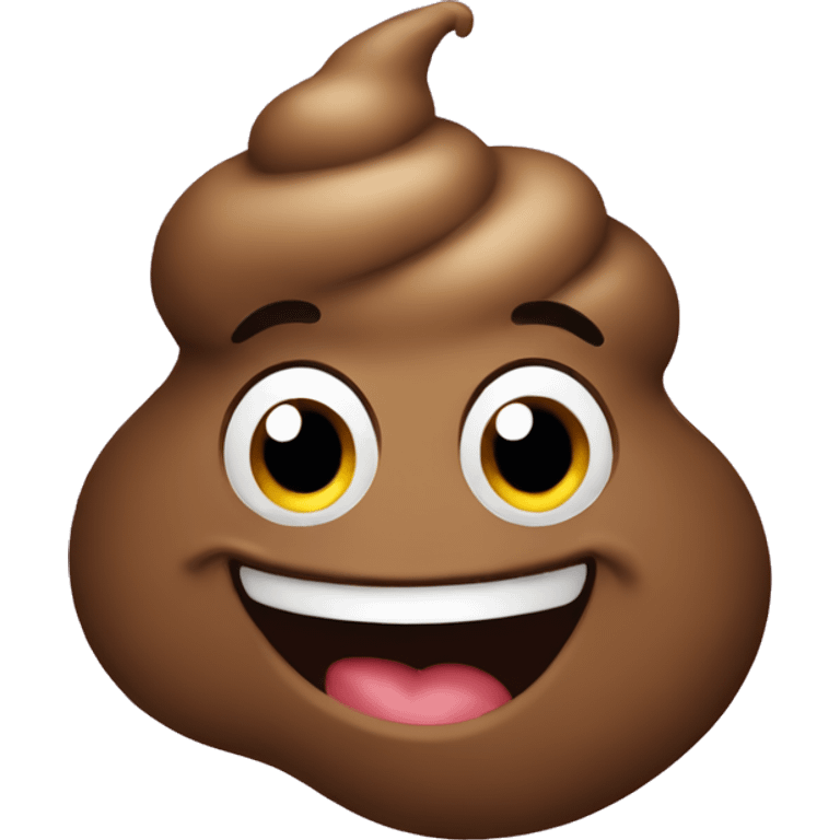 happy poop emoji