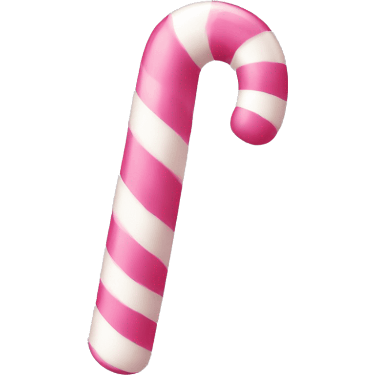 pink and white candy cane emoji