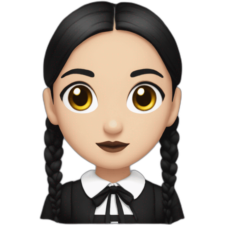 wednesday adams jena ortega emoji