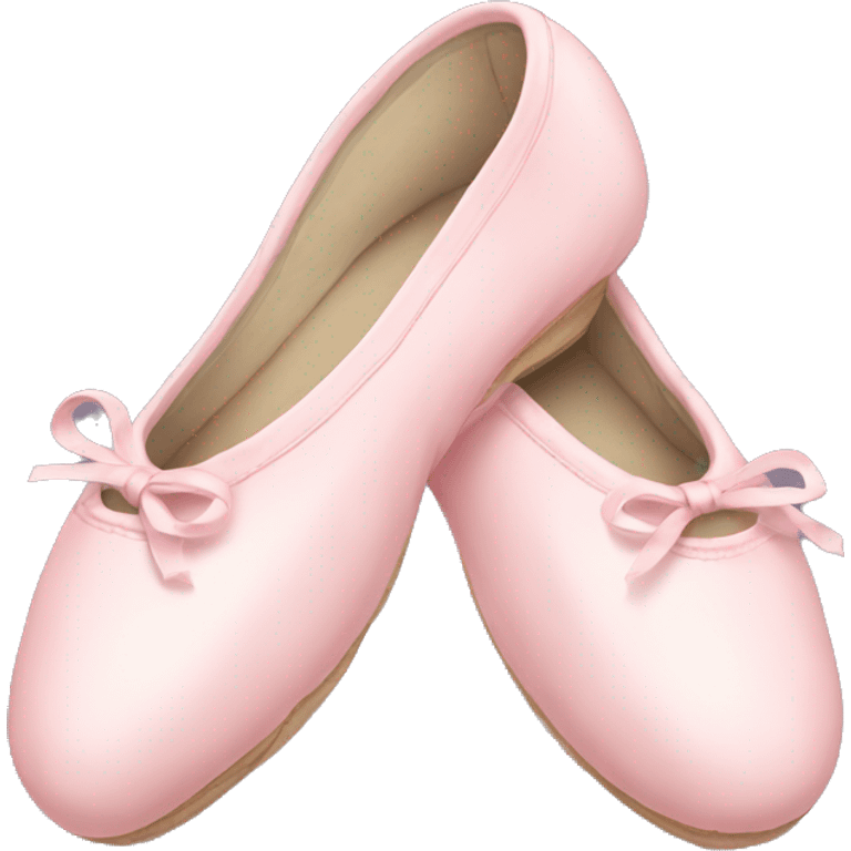 Pale pink ballet shoes emoji