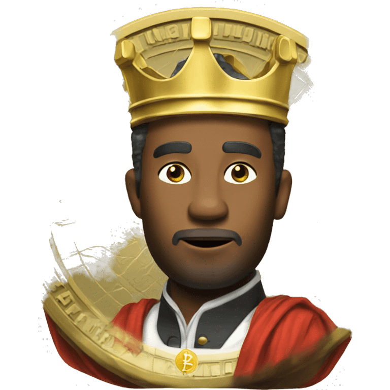 Bitcoin king emoji