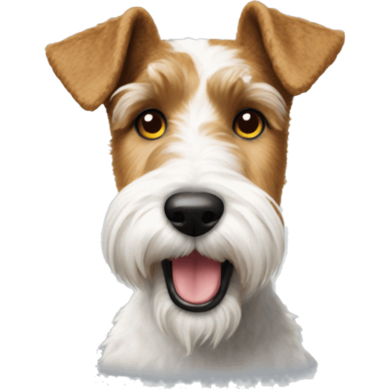 wire fox terrier emoji