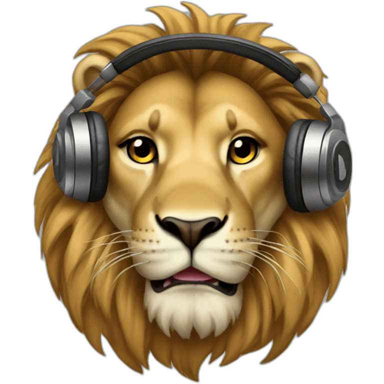 dj lion emoji