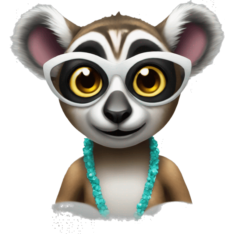 Lemur in bikini  emoji