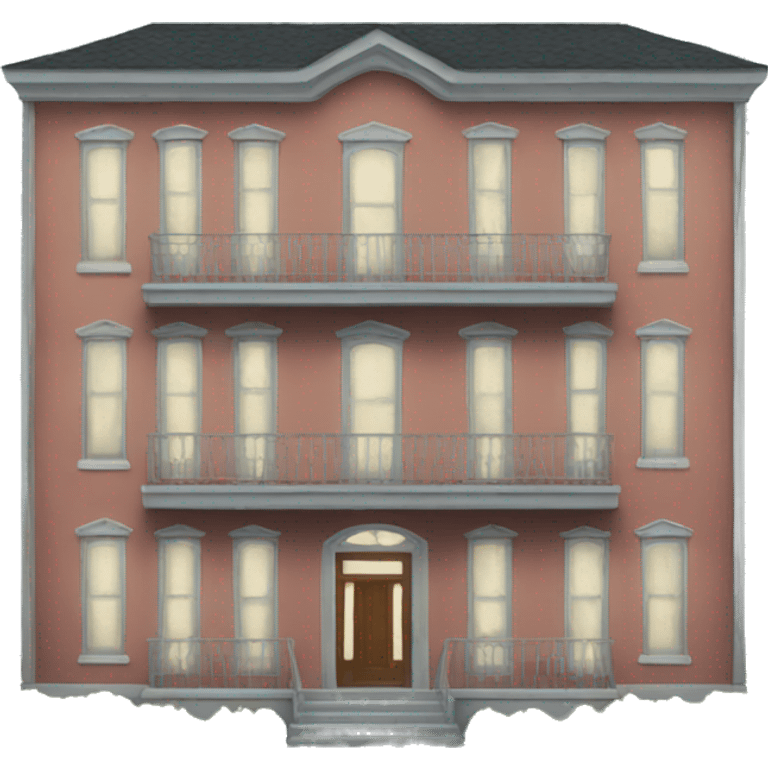 apartment front view emoji