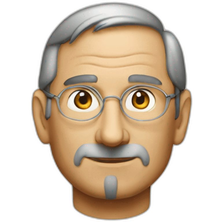 apple logo steve jobs emoji