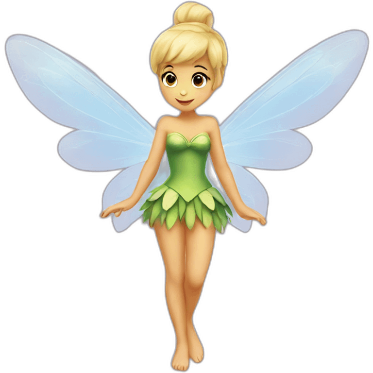 tinker bell with huge wings emoji