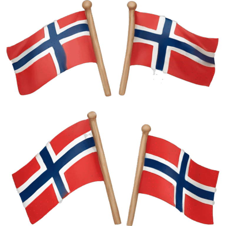 norway and denmark flags emoji