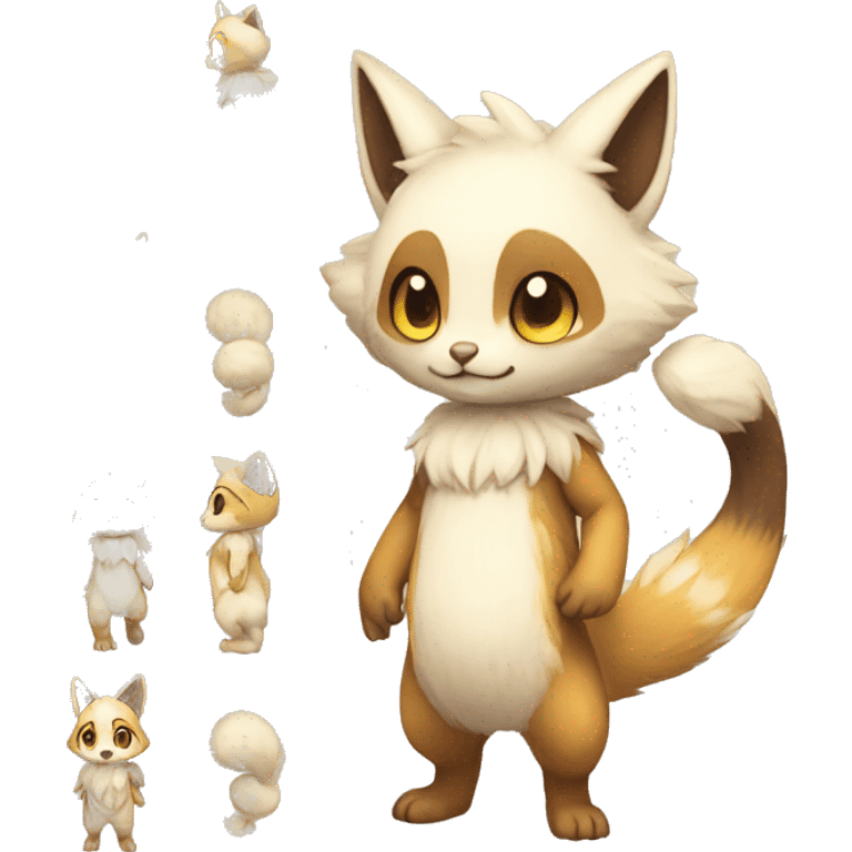 Anthro Chibi-style-Fur-Sona-Fakémon Full Body emoji