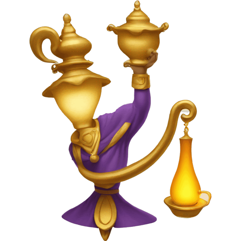 Genie and lamp emoji