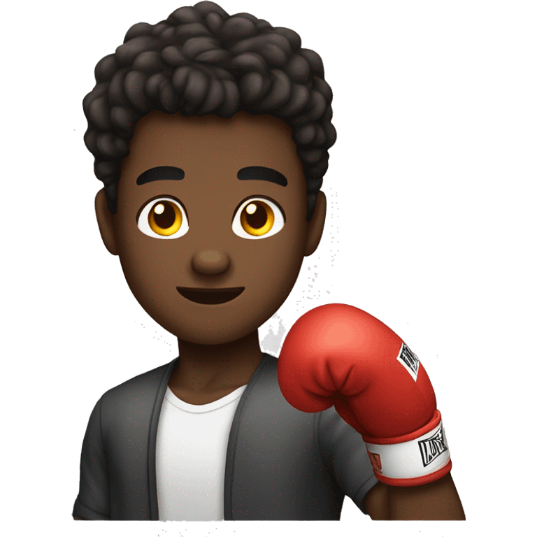 
20 year old dark-skinned young man boxing

 emoji