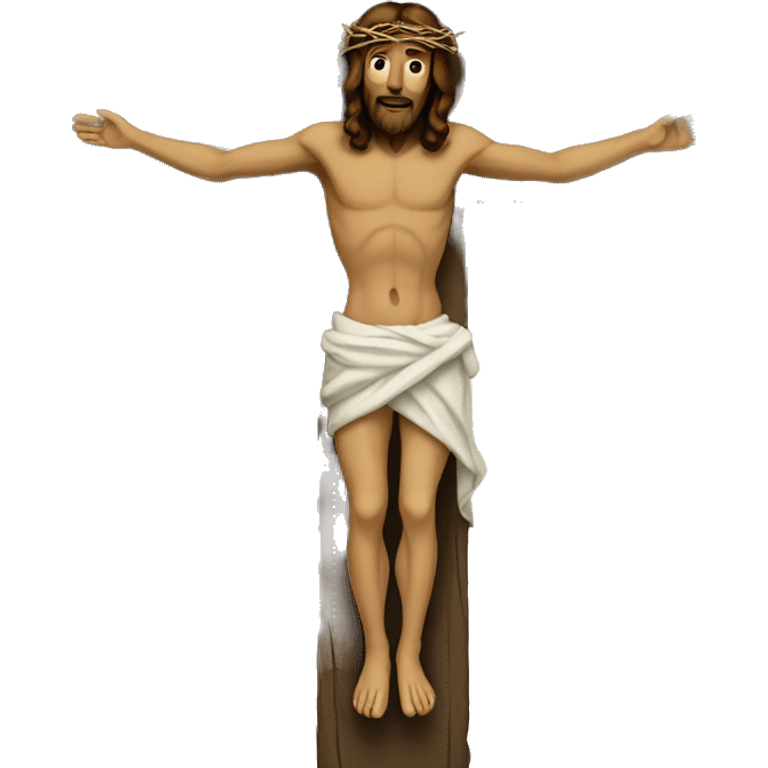 Jesus on cross emoji