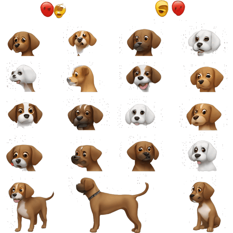 takım elbideli köpek emoji