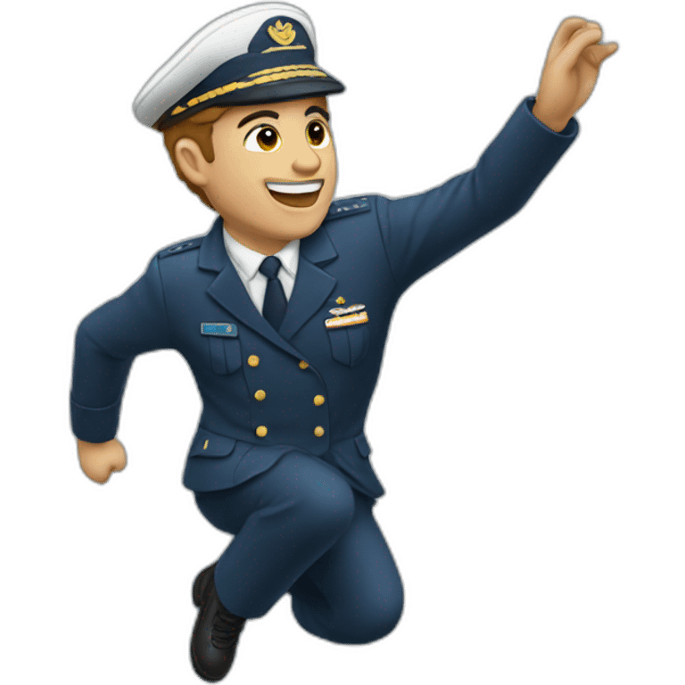 Dancing air pilot emoji